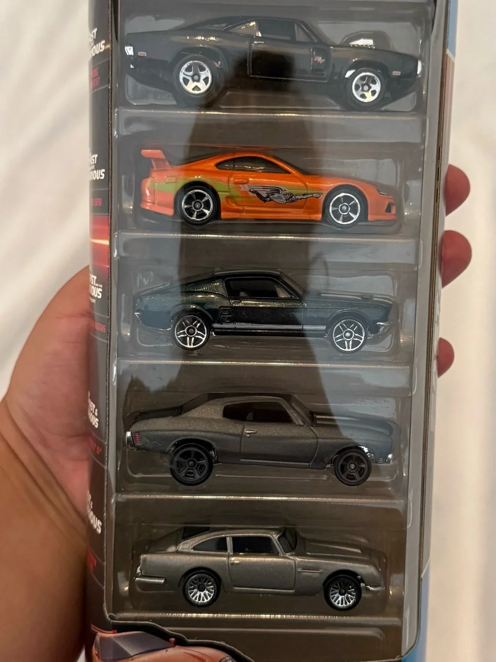 Hot Wheels Fast & Furious 5 Pack HLY70 Toyota Supra Charger Mustang 2023